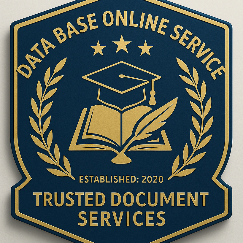 Data Data Base Online Service